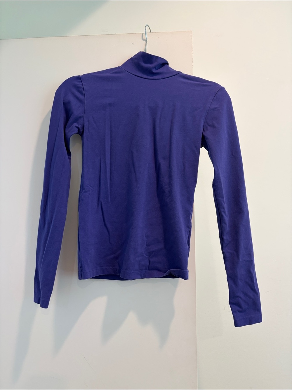 Rodebjer Purple Long-Sleeve Turtleneck Top